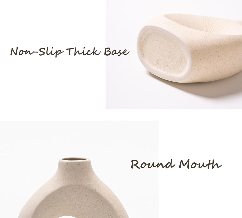 Ceramic Flower Vase Creative Modern Home Decor - Set
