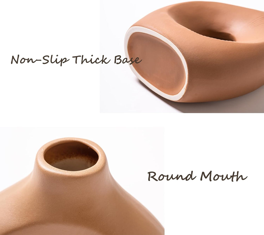 Ceramic Flower Vase Creative Modern Home Decor - Set