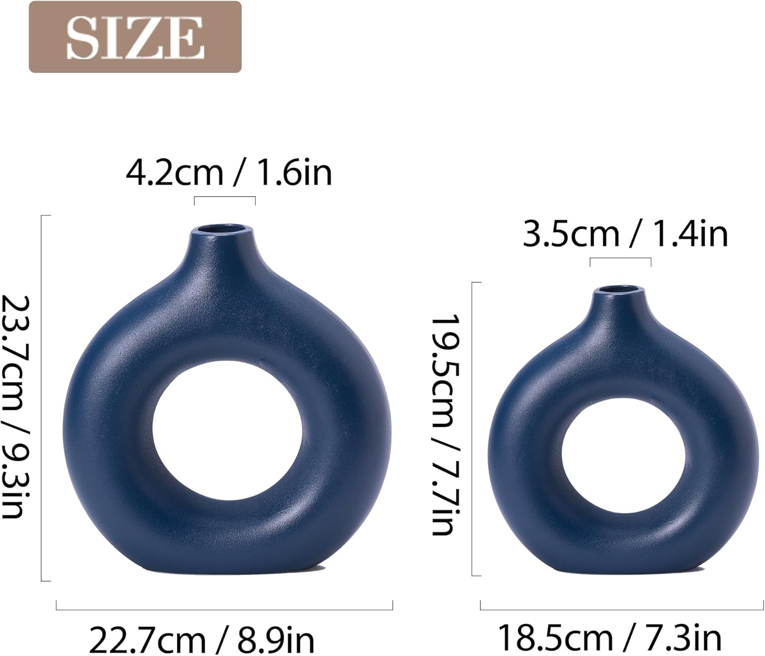 Ceramic Flower Vase Creative Modern Home Decor - Set