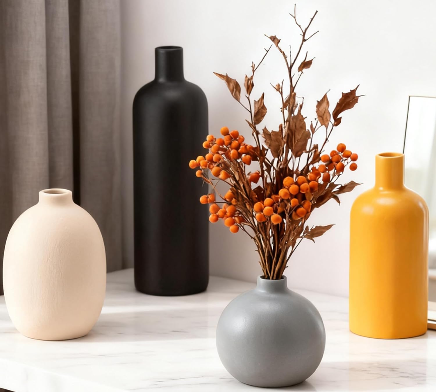 Ceramic Vase Set - Classic Matte