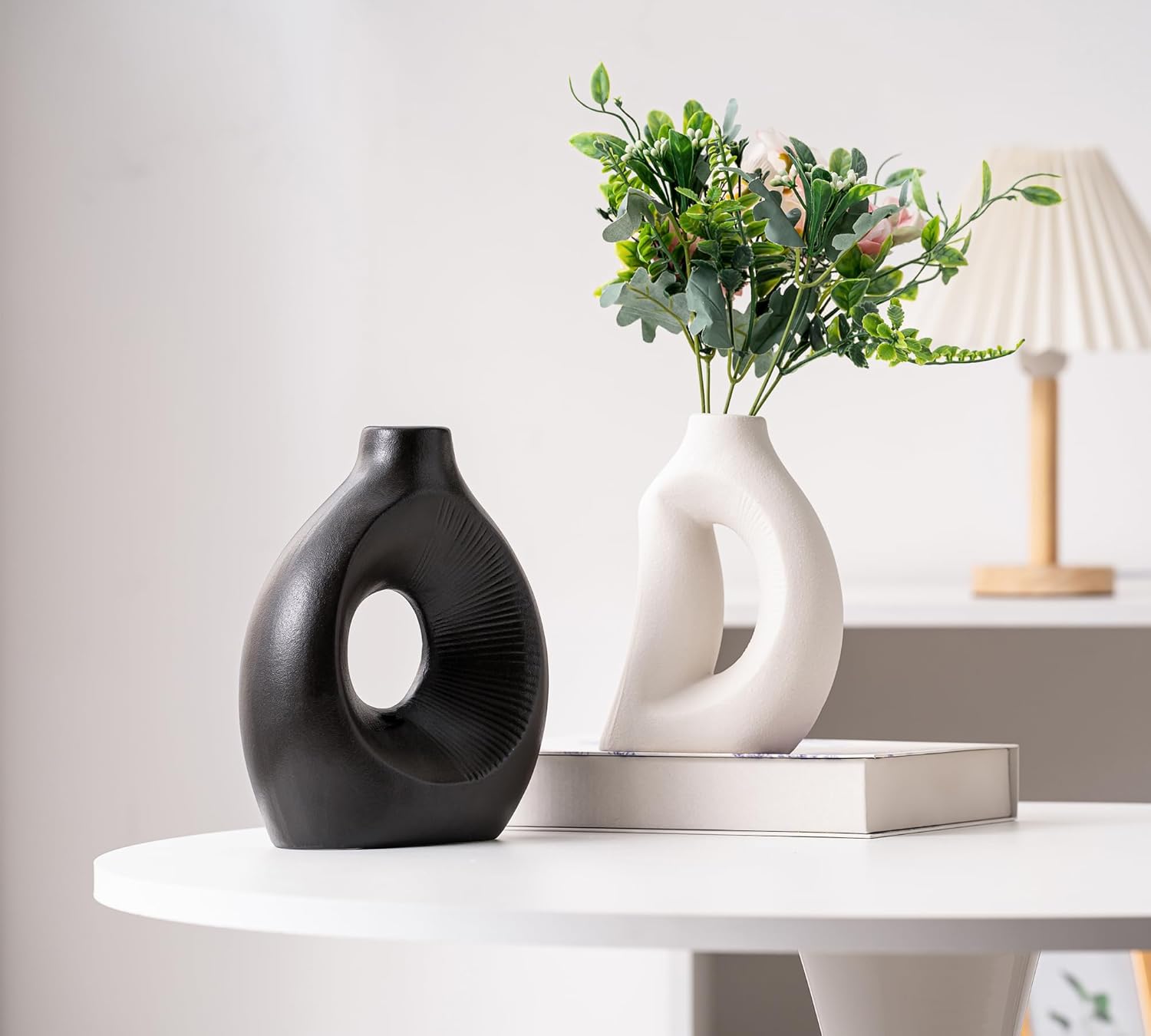 Ceramic Flower Vase Creative Modern Home Decor - Set