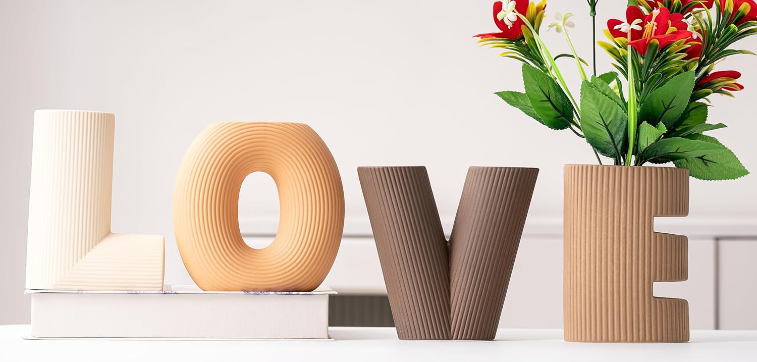 Ceramic Flower Vase Creative Modern Home Decor - Set
