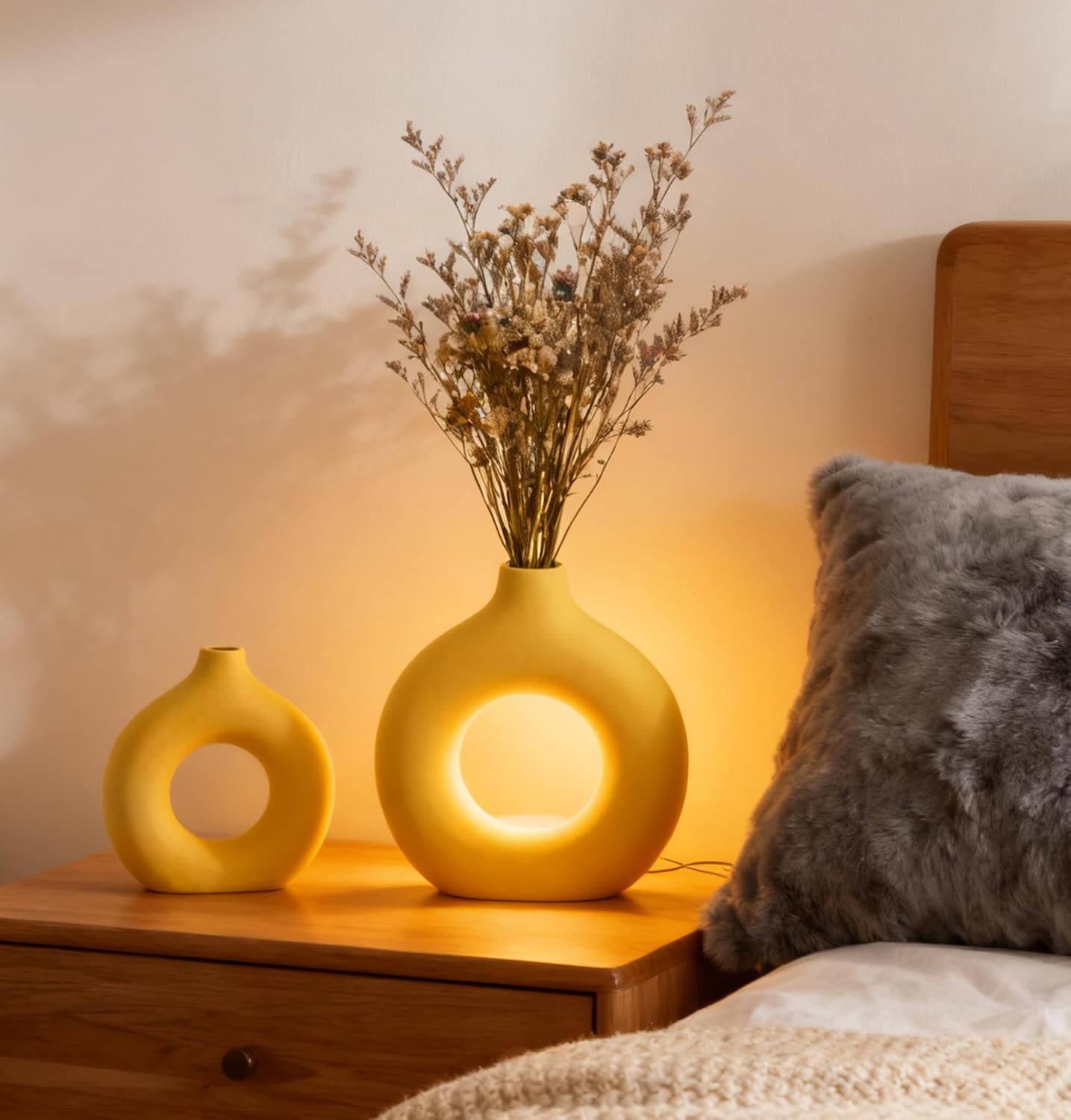 Ceramic Flower Vase Creative Modern Home Decor - Set