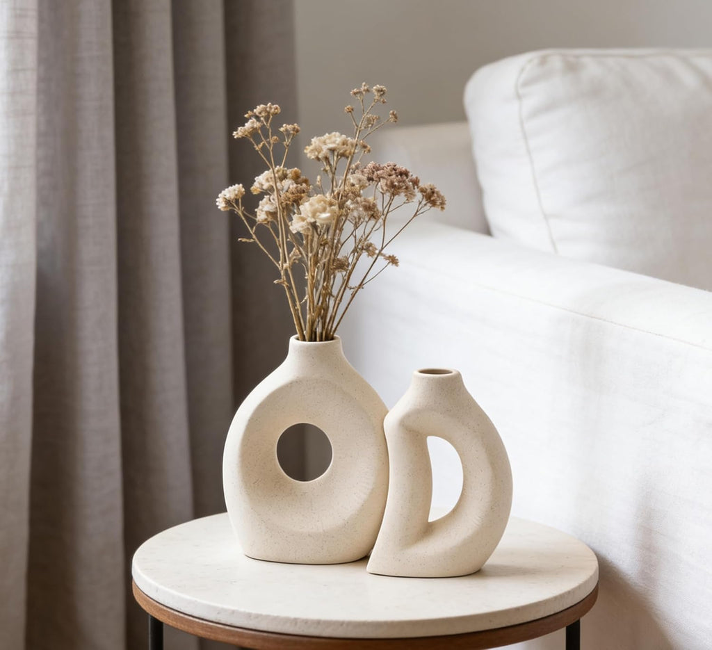 Ceramic Flower Vase Creative Modern Home Decor - Set