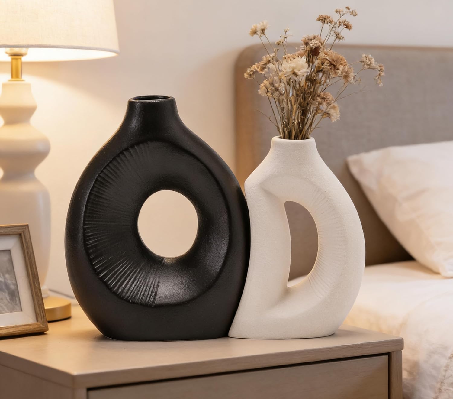 Ceramic Flower Vase Creative Modern Home Decor - Set