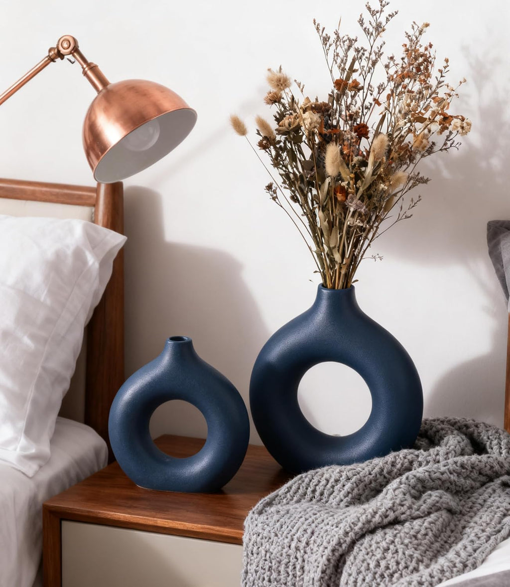 Ceramic Flower Vase Creative Modern Home Decor - Set