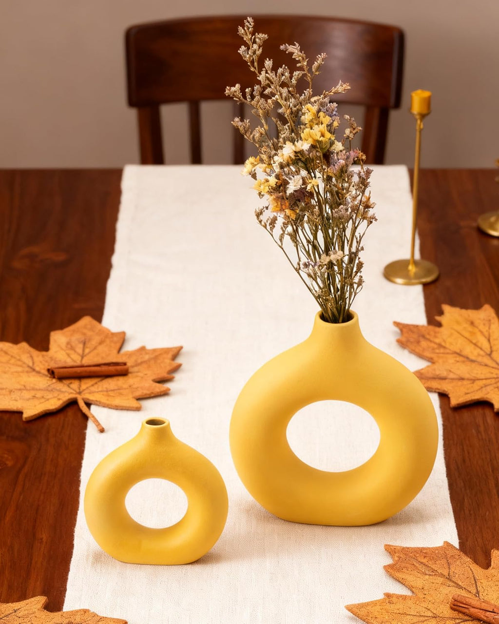 Ceramic Flower Vase Creative Modern Home Decor - Set