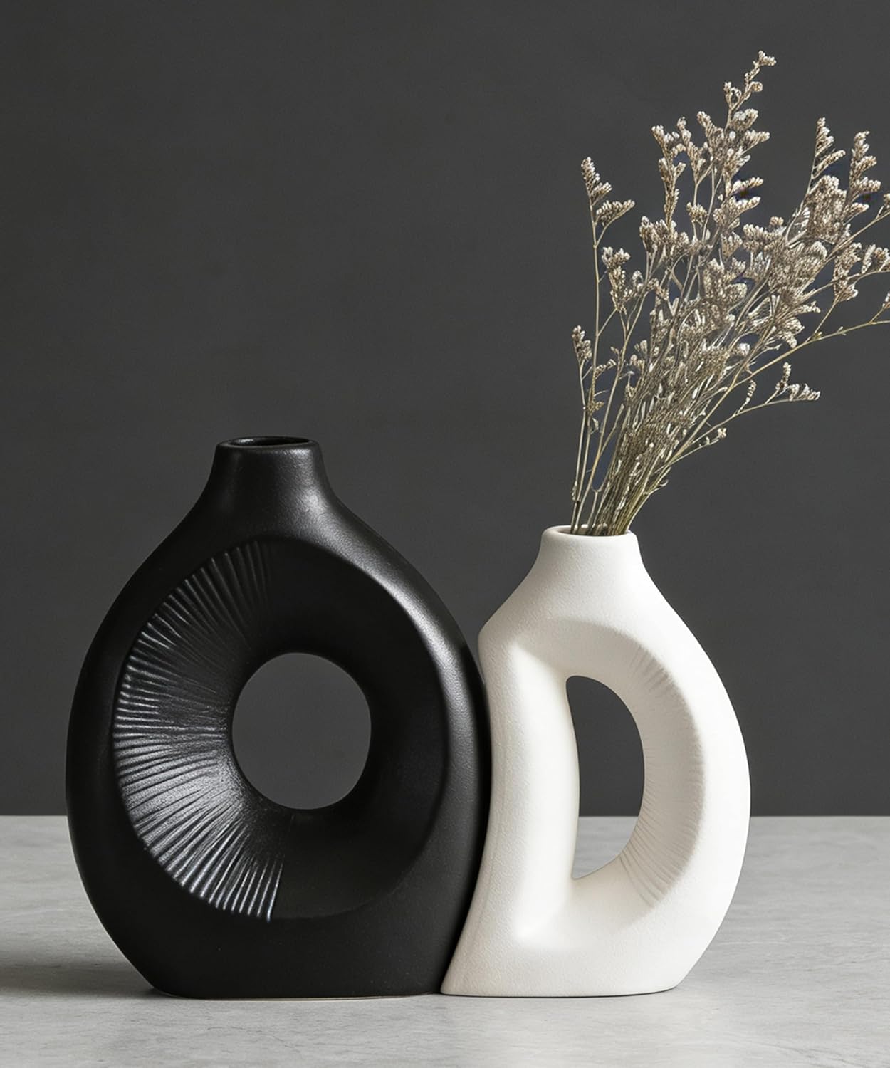 Ceramic Flower Vase Creative Modern Home Decor - Set