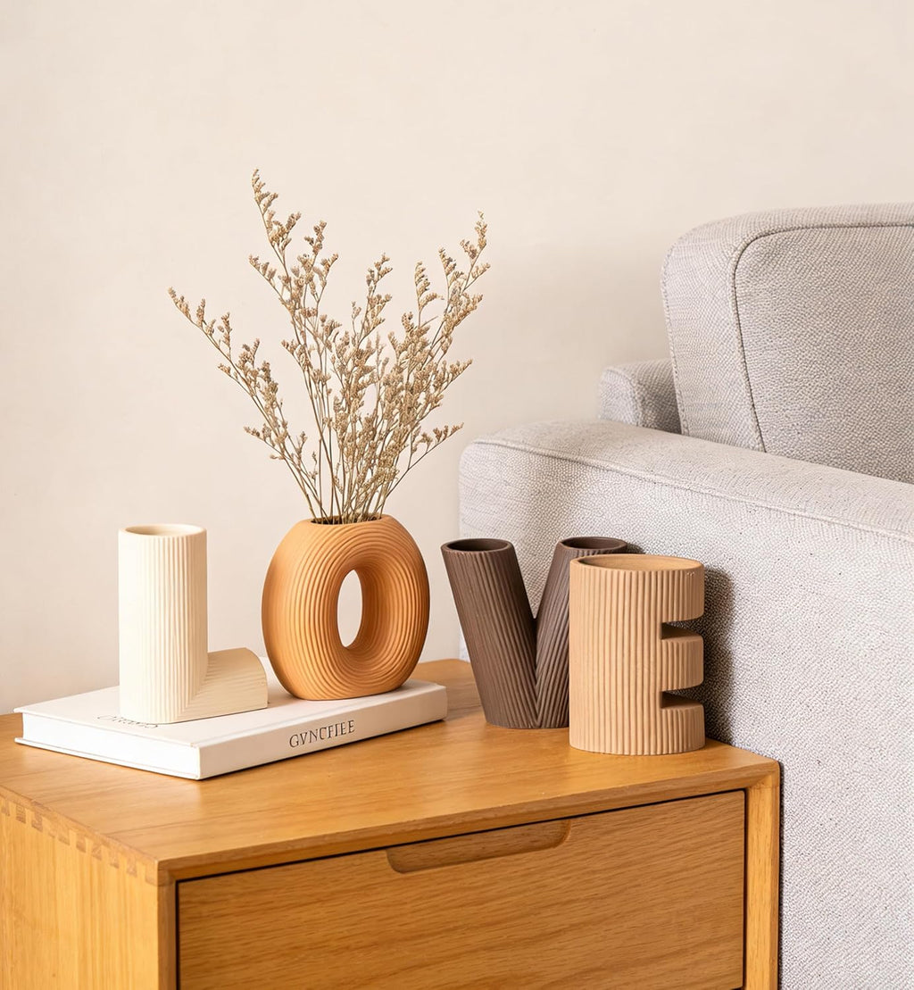 Ceramic Flower Vase Creative Modern Home Decor - Set