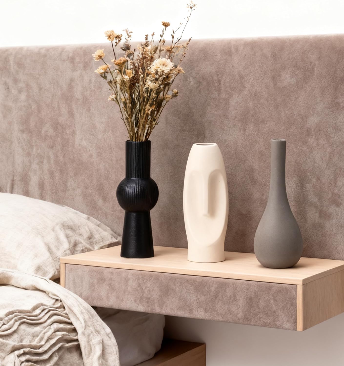 Ceramic Flower Vase Creative Modern Home Decor - Set