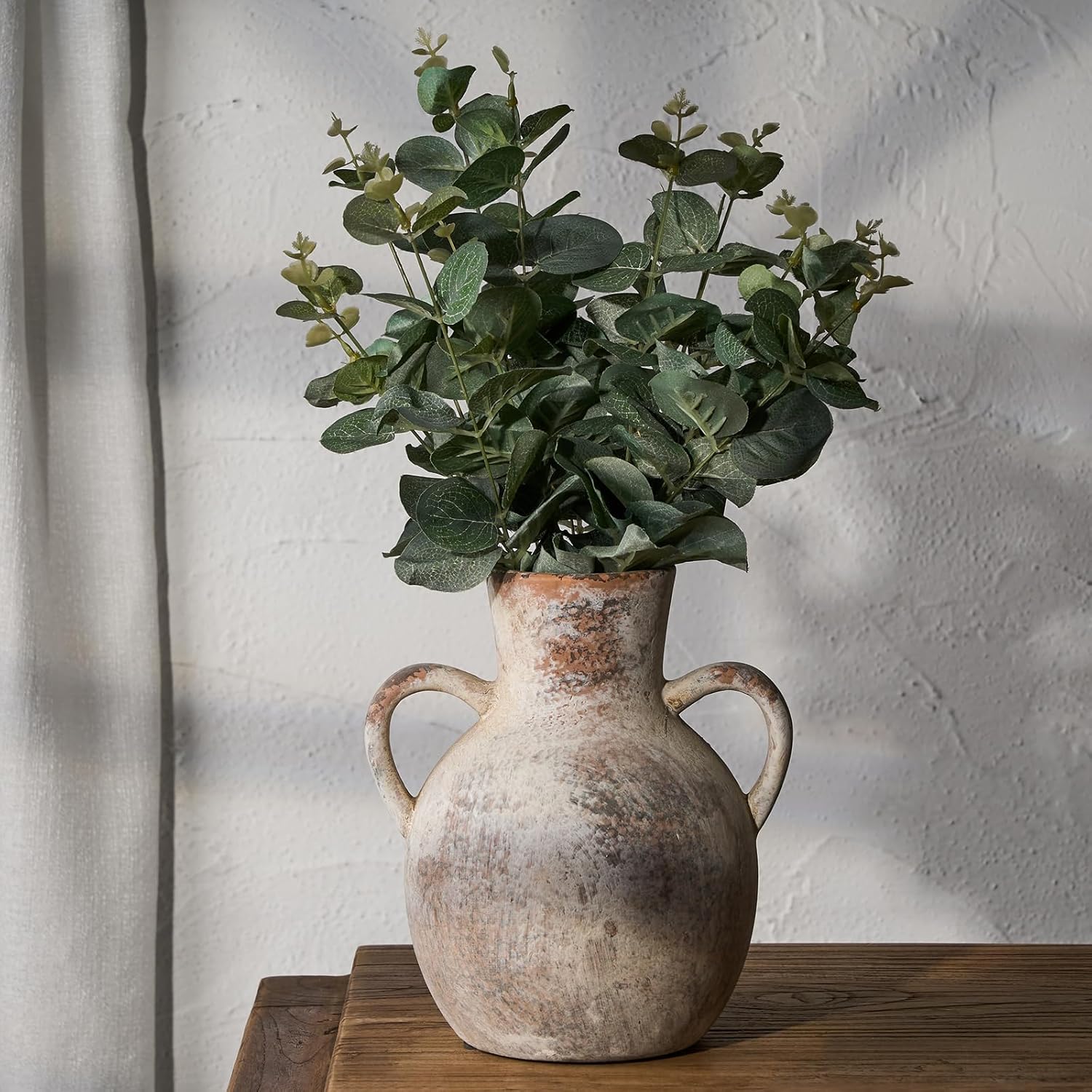 Rustic Ceramic Farmhouse Flower Vase
