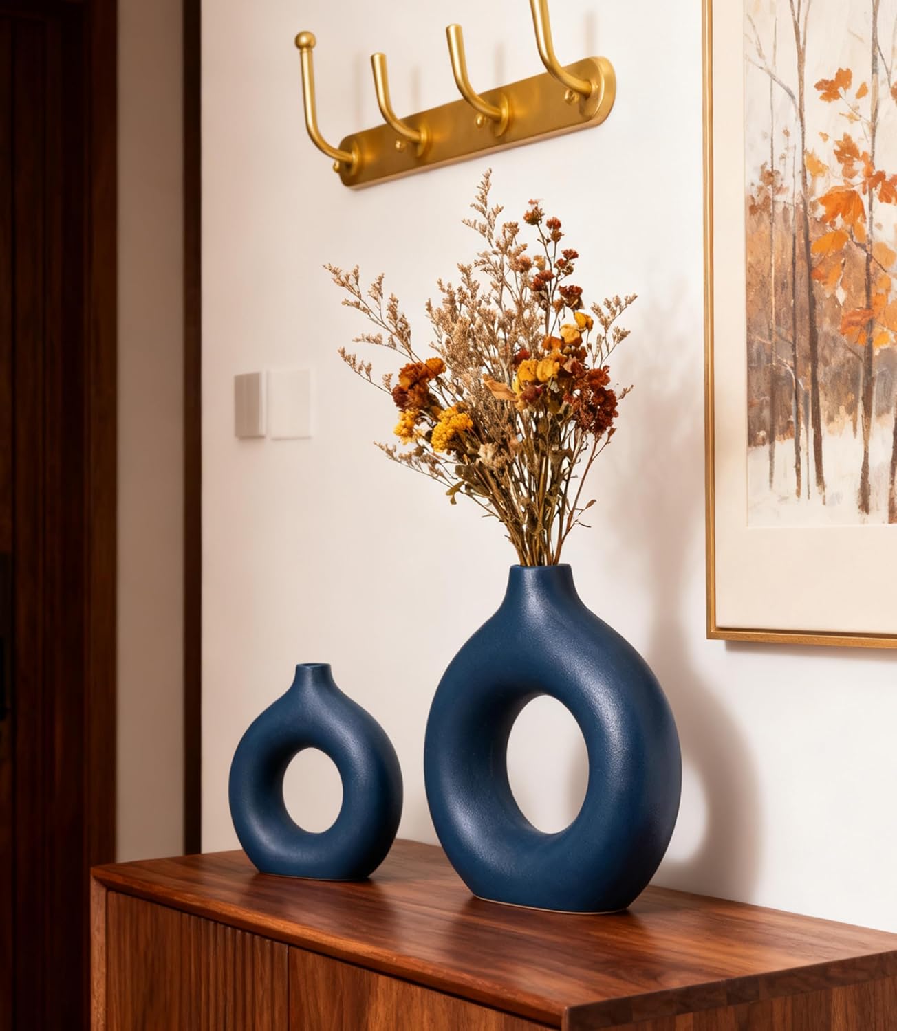 Ceramic Flower Vase Creative Modern Home Decor - Set