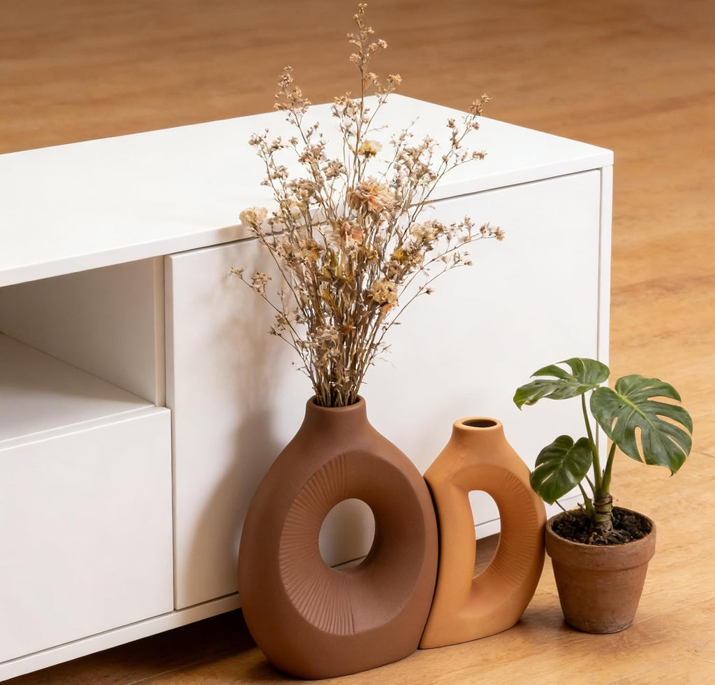 Ceramic Flower Vase Creative Modern Home Decor - Set