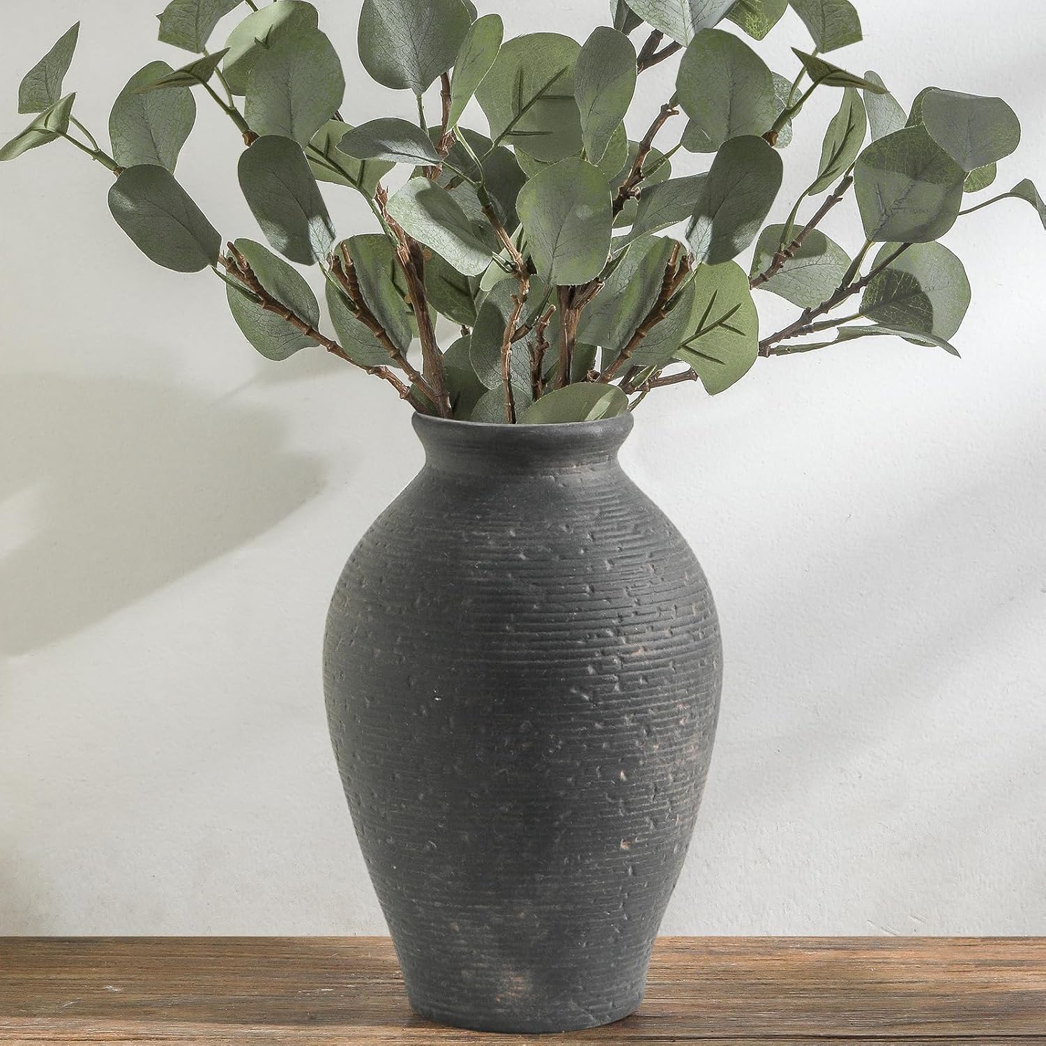 Ceramic Flower Vase - Farmhouse Rustic Vintage