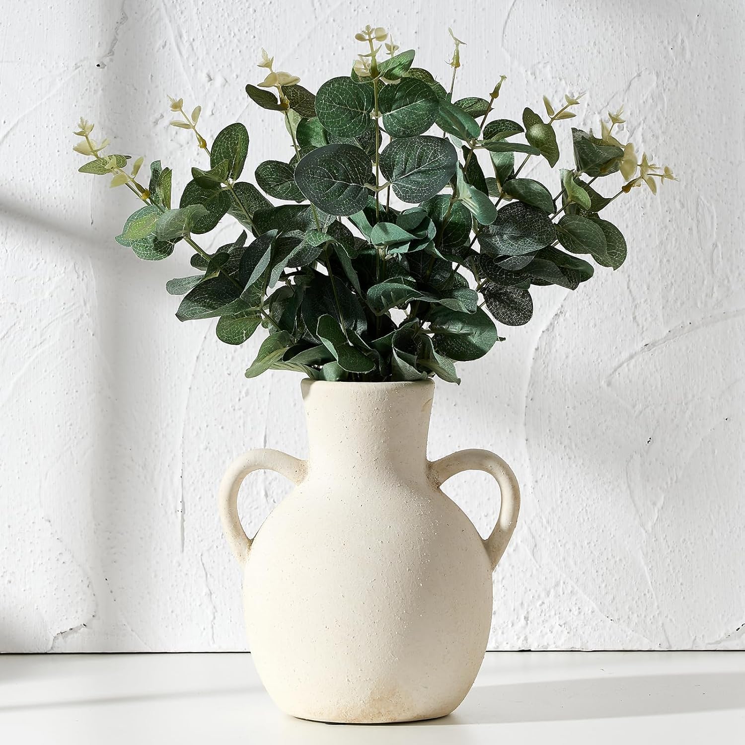 Rustic Ceramic Farmhouse Flower Vase