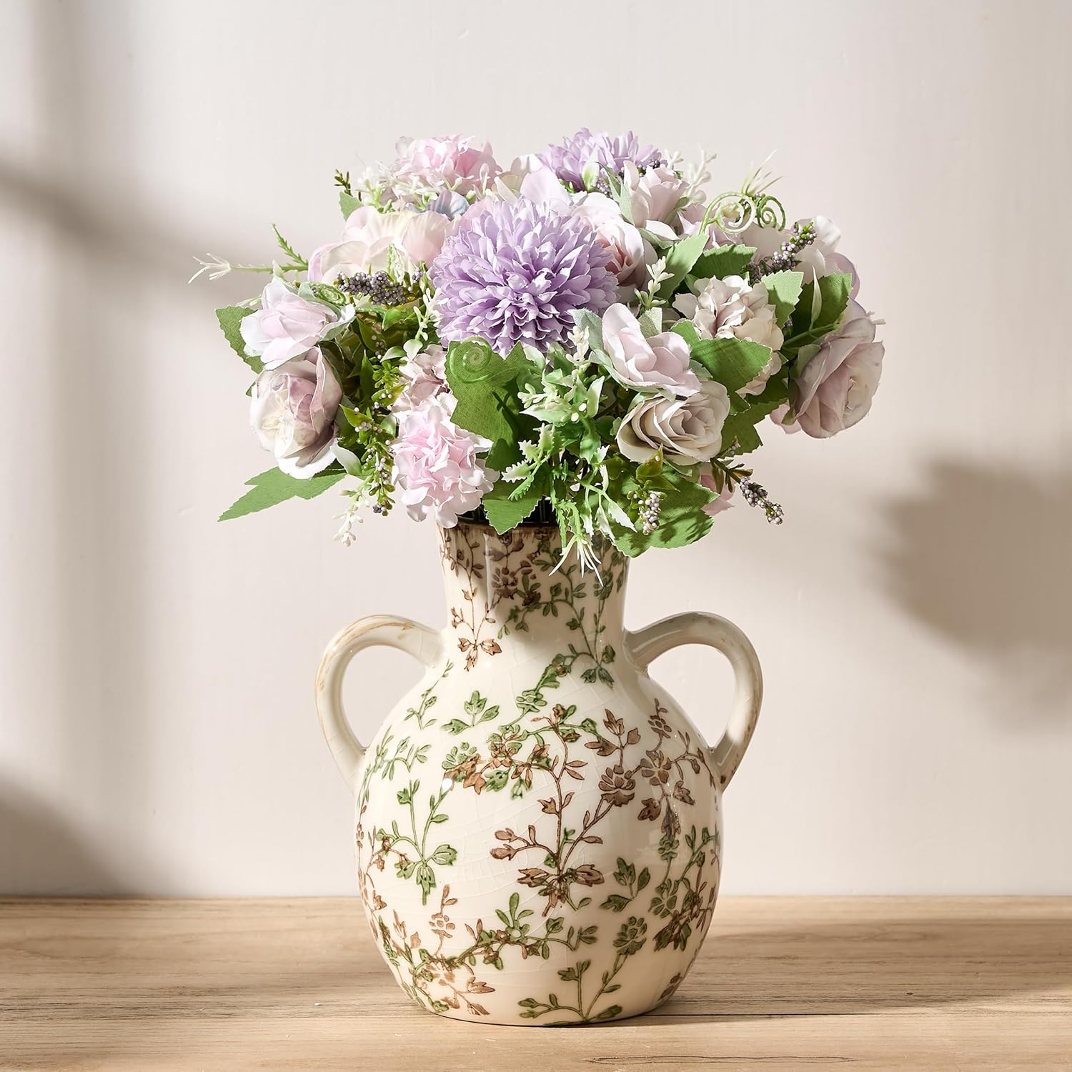 Rustic Ceramic Farmhouse Flower Vase