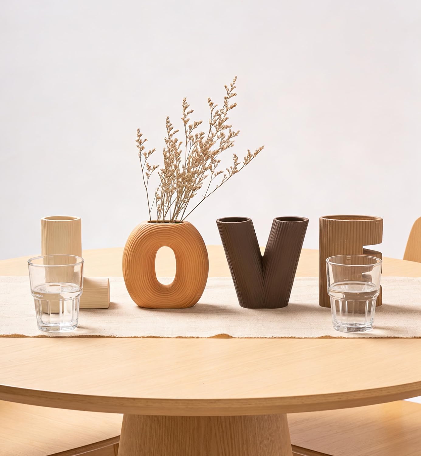 Ceramic Flower Vase Creative Modern Home Decor - Set