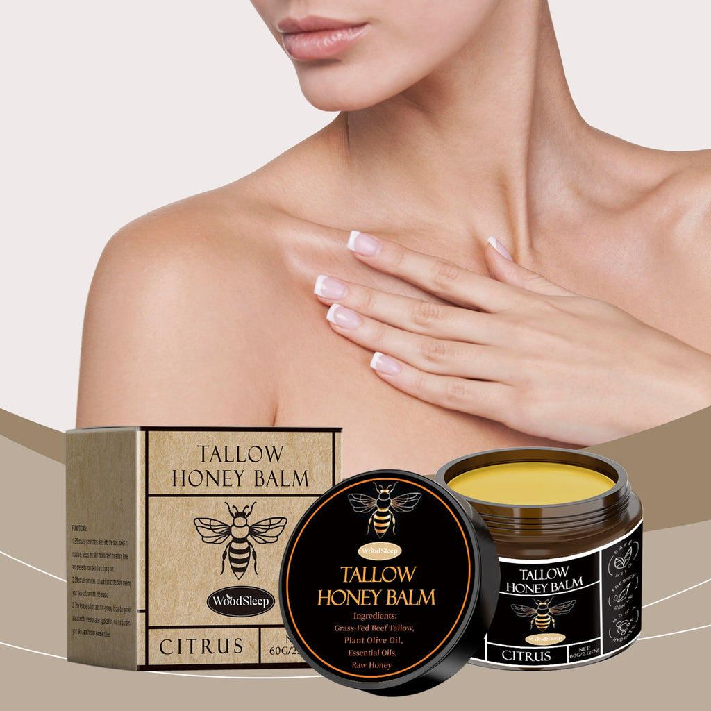 Tallow Honey Facial Balm Reduce Redness Repair Soothing Nourishing Moisturizer Improve Dryness Rough Oil Control Beauty Products
