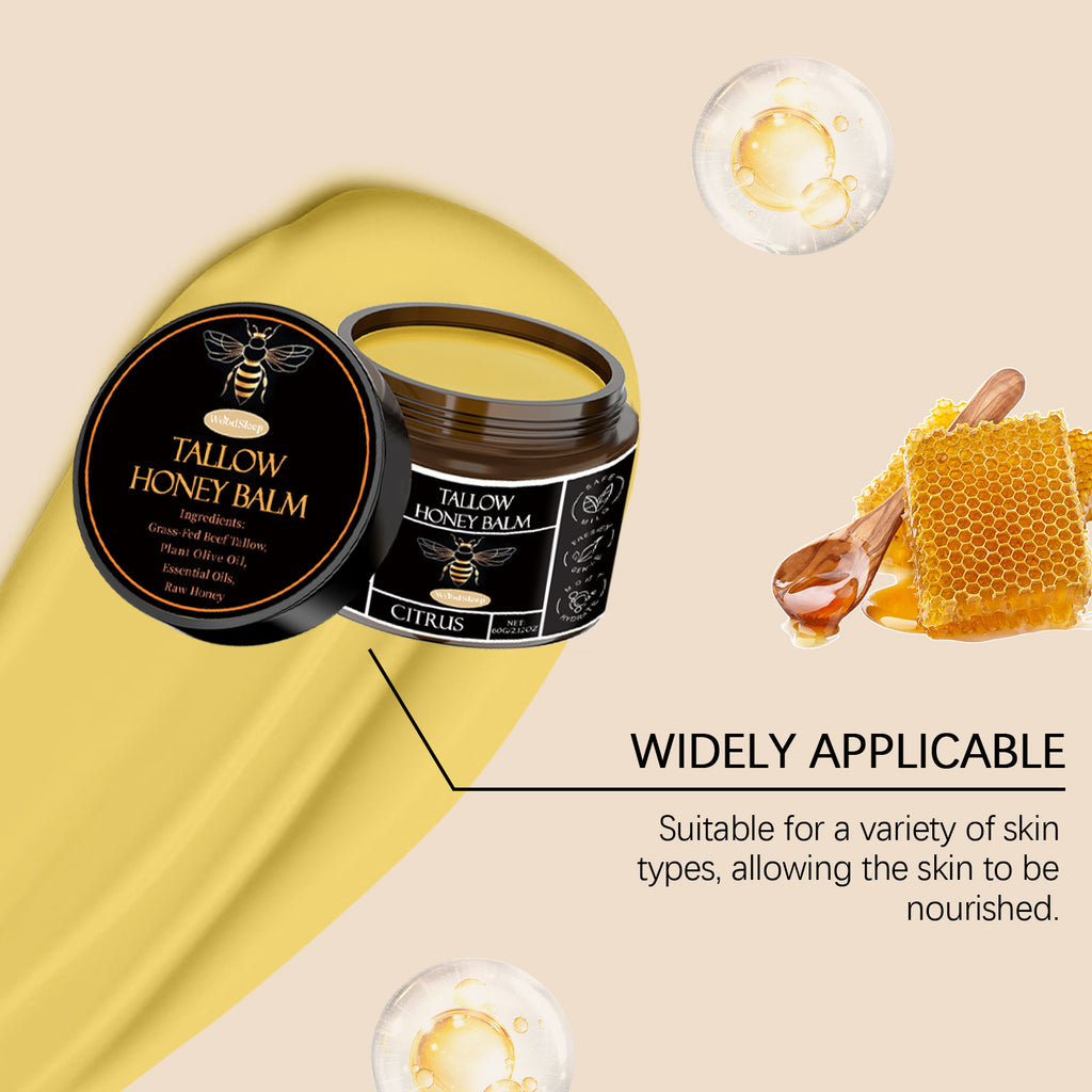 Tallow Honey Facial Balm Reduce Redness Repair Soothing Nourishing Moisturizer Improve Dryness Rough Oil Control Beauty Products