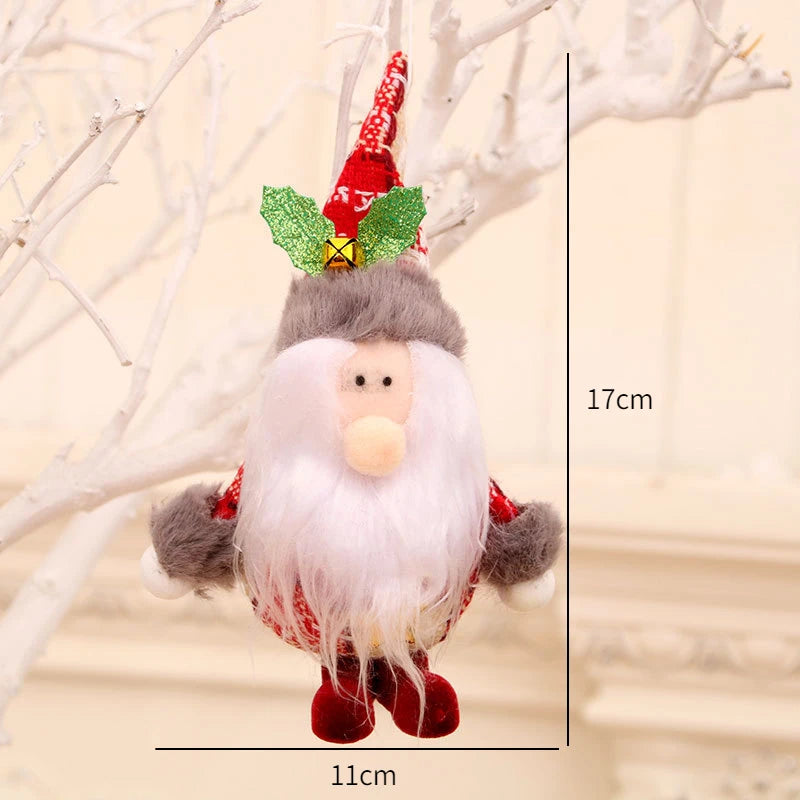 Christmas Ornaments Red Star Christmas Tree Pendant Xmas DIY New Year 2023 Party Gifts Noel Supply Navidad 2022 Home Decor