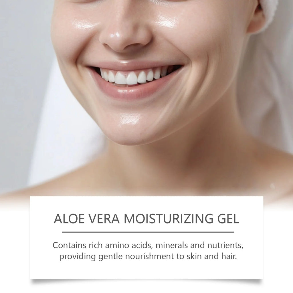 Aloe Vera Gel Pore Shrinking Oil Control Ance Remover Moisturizing Brighten Anti-Aging Facial Essence Beauty Skin Care Products