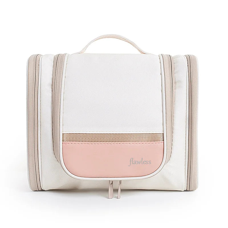 Fully Expanded Cosmetic Bag Makeup Pouch Make Up Box Toiletry Bag For Women Travel Essentials Storage Organizer Necessaire Bag