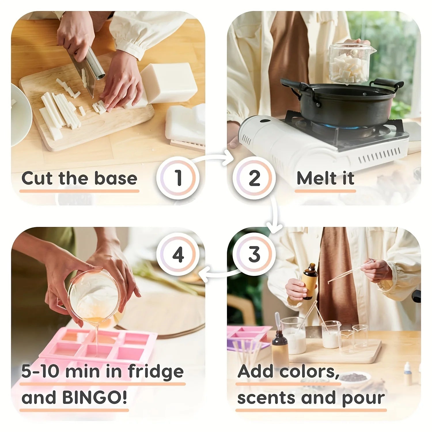 1lb/454g Aloe Vera Soap Base, Gentle Premium Soap Base For Crafting Artisan Soaps, DIY Handmade Soap, SLS/SLES free