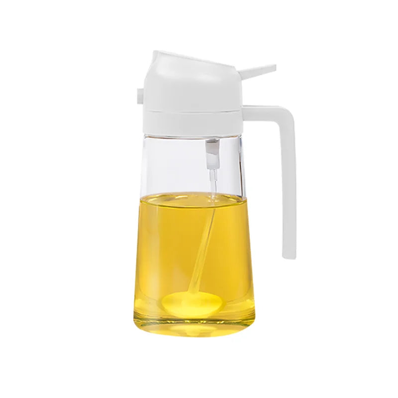 500ml 2 in 1 Oil Sprayer - Kitchen sprayer for cooking, grilling, baking, roasting and picnics | Aerosol free oil dispenser
