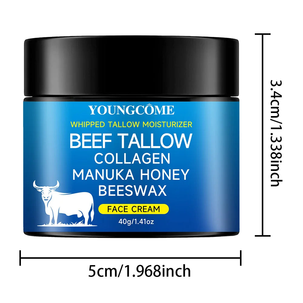 Tallow face cream raw Honayolive oil Anti Aging Face Cream  Wrinkle Remover Collagenr Smooth Wrinkle Moisturizing Firming