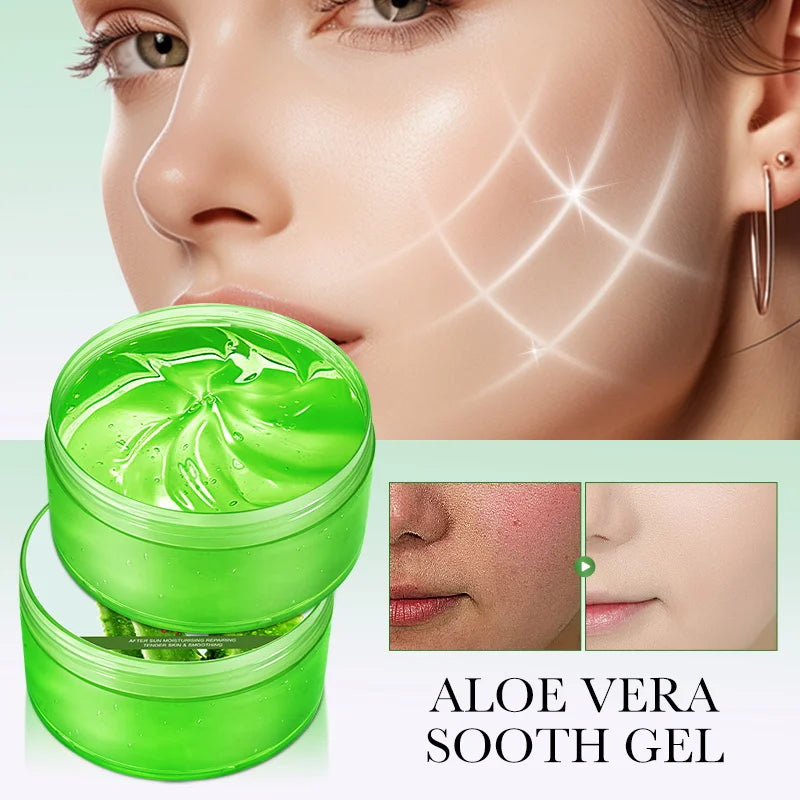Aloe Vera Extract Gel For Face & Body, 99% Aloe Gel Essence Soothing Moisturizing Skin After Sun Care, For Scalp &Hair Hydration