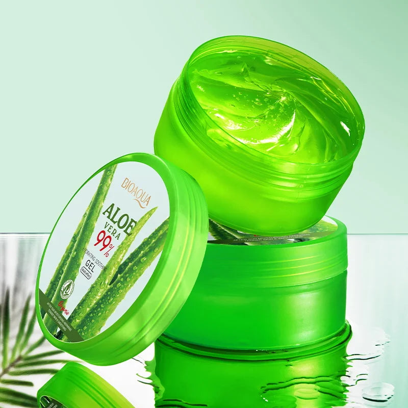 Aloe Vera Extract Gel For Face & Body, 99% Aloe Gel Essence Soothing Moisturizing Skin After Sun Care, For Scalp &Hair Hydration