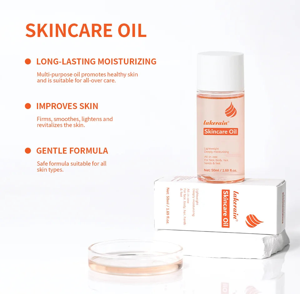 Bio Skincare Body Oil Face Body Moisturizer Vitamin A Vitamin E Exfoliate skin Improve Hair Health Fade Scars Exfoliate skin car