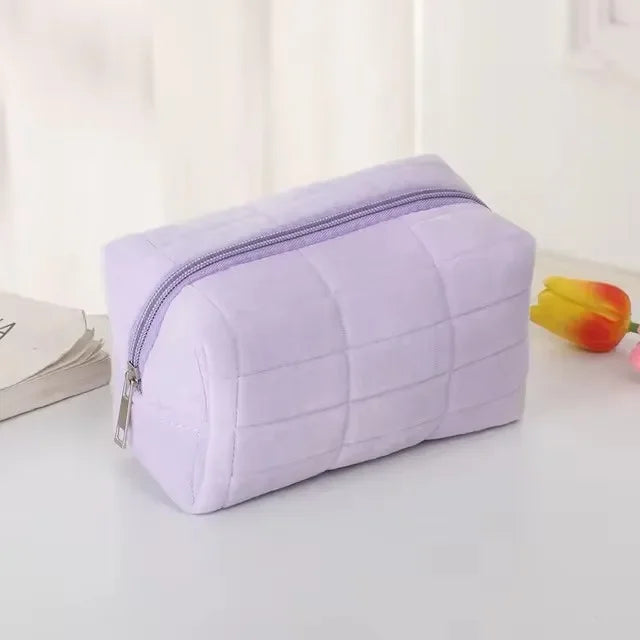 Simple Makeup Bag Pillow Pen Bag High Appearance Level WOMEN'S Large Capacity Pillow Bag Portable Storage Bag