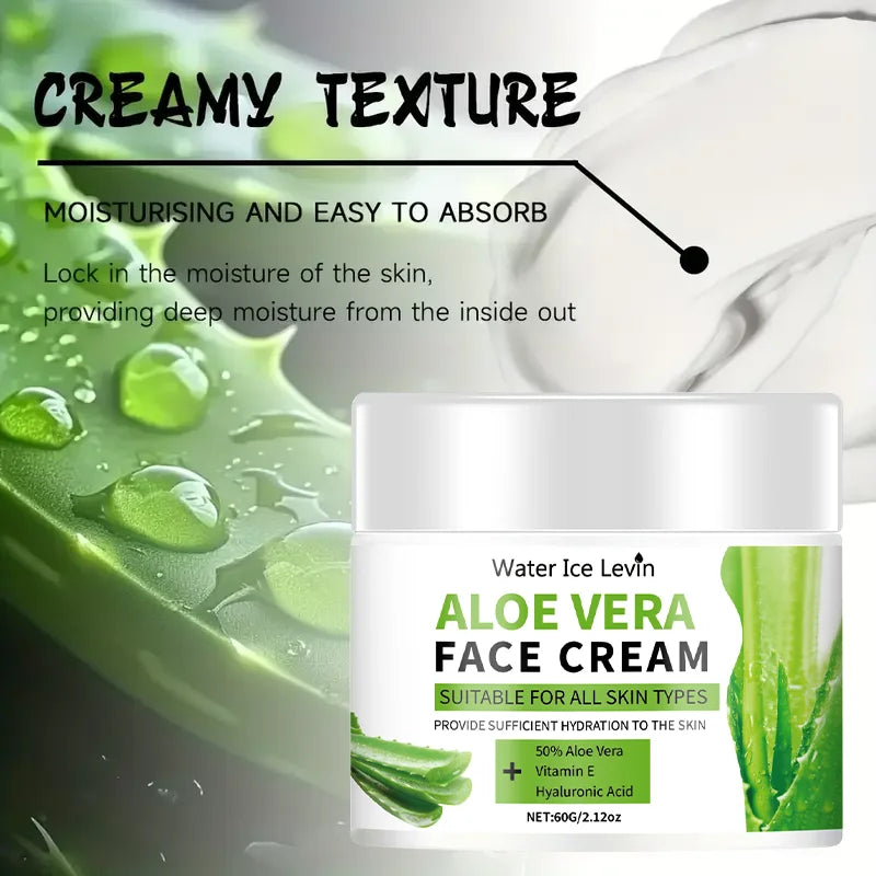 Aloe Vera & Vitamin E Moisturizer - a Soothing Moisturizer for Dry, Sensitive Skin |   Leaves Face and Body Soft and Supple
