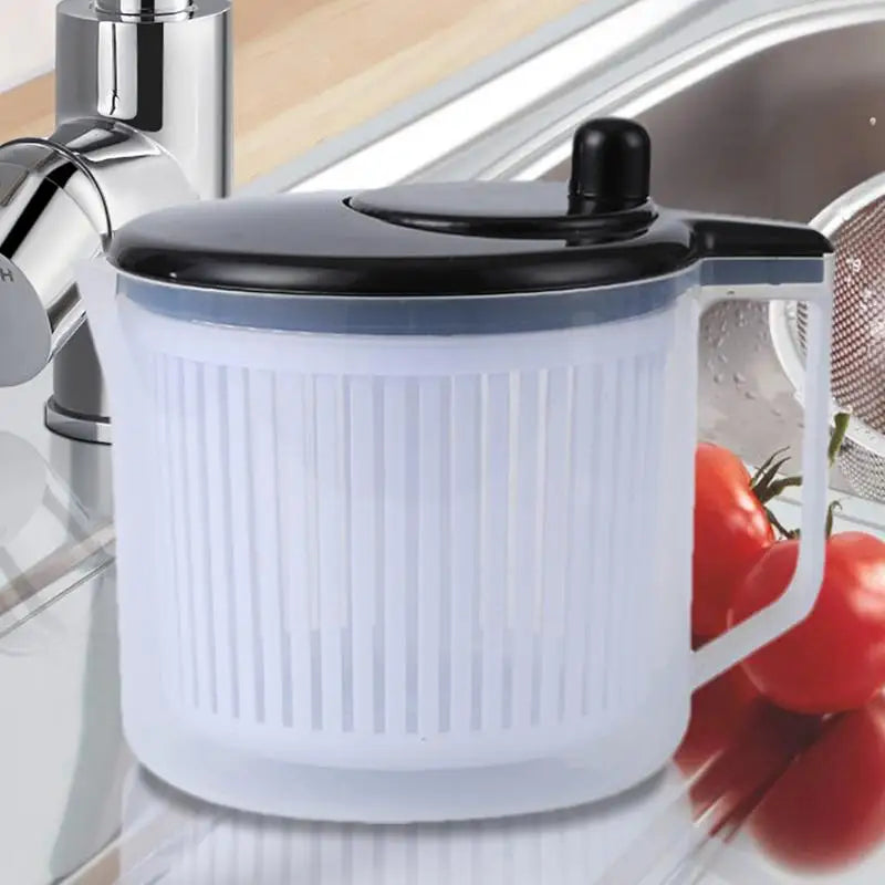 Salad Spinner Large Food Grade Vegetable Washer Dryer Fruit Spinner With Handle Kitchen Gadgets Multifunctional Fruit And Cook