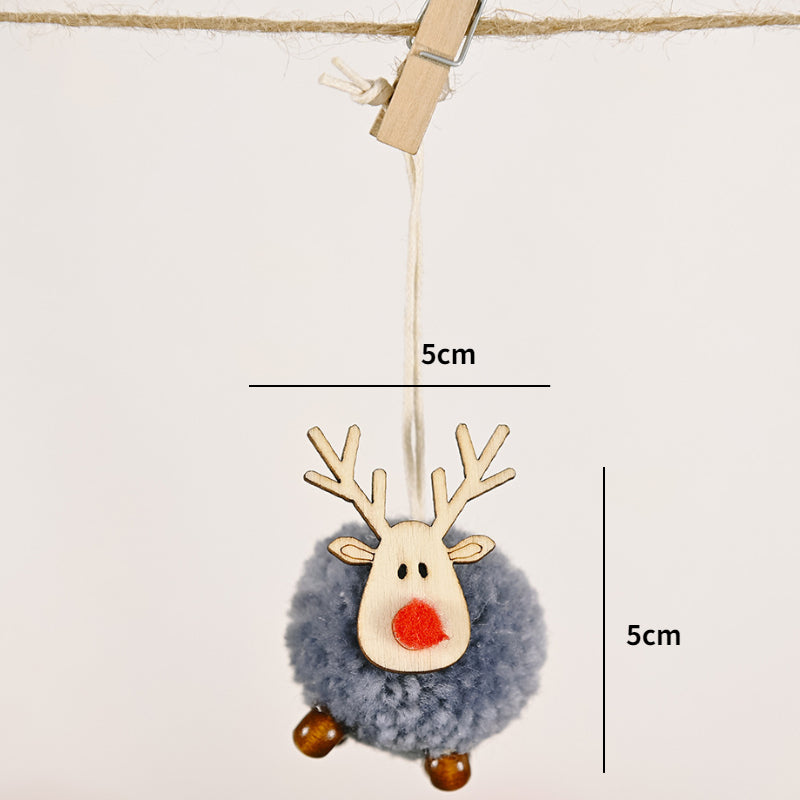 Christmas Ornaments Red Star Christmas Tree Pendant Xmas DIY New Year 2023 Party Gifts Noel Supply Navidad 2022 Home Decor