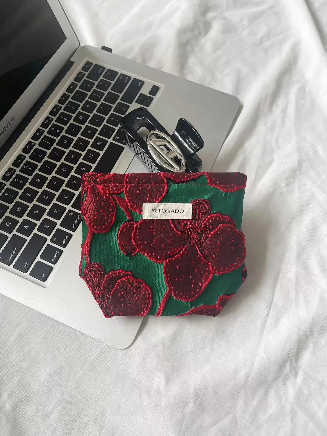 Makeup Bag Women Cosmetic Bag Flower Toiletry Pouch Case Organizer Make Up Bag Travel Wash Girls Travel Storage pouch