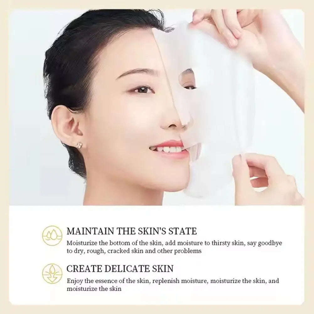 Aloe vera Facial mask Plant-based facial mask hydrating moisturizing smooth Fade fine lines face masks sheets skin care product