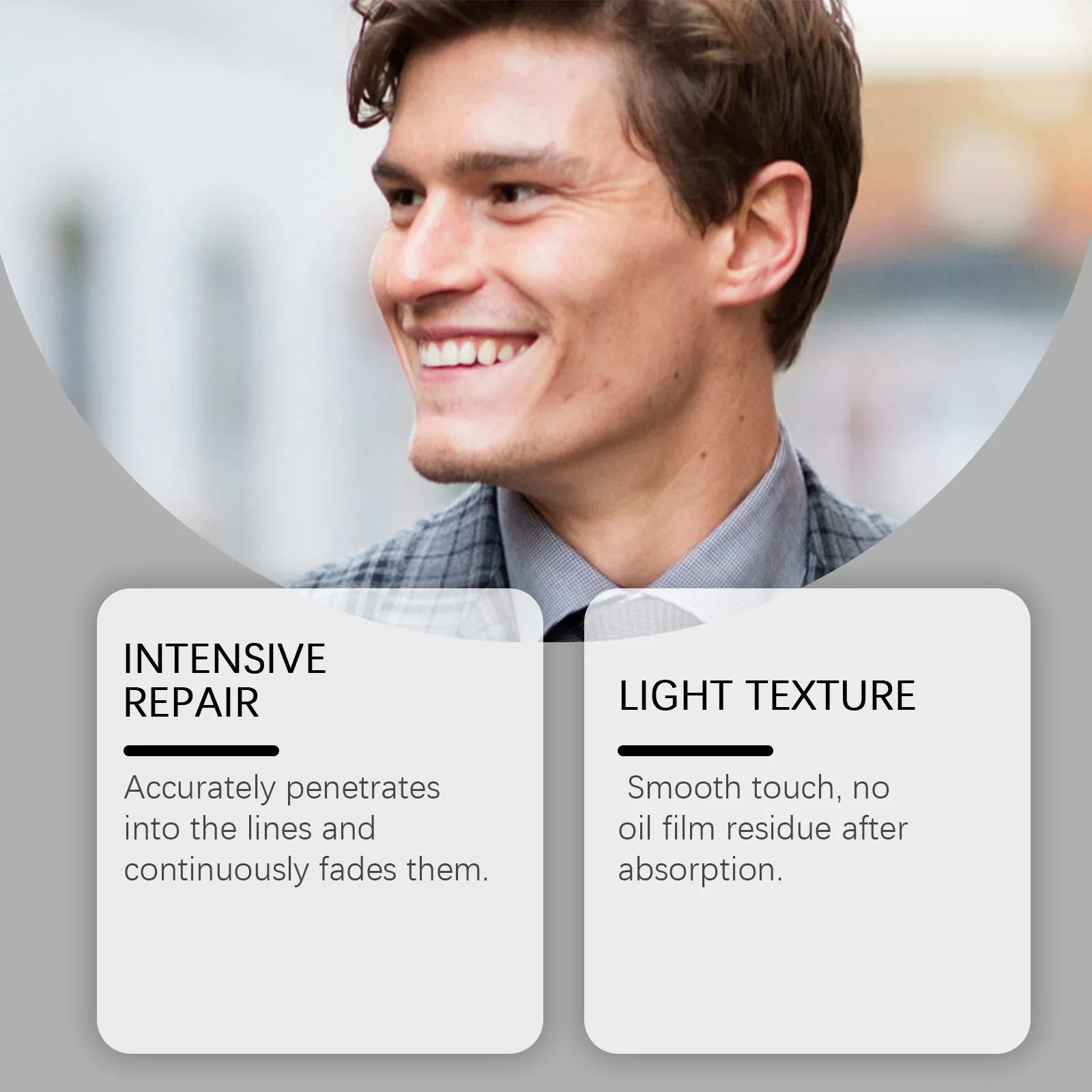 Tallow Facial Care Balm for Man Nourish Dry Improve Elasticity Remove W-rinkle Oil Control Glowing Skin Face Moisturizer Creams