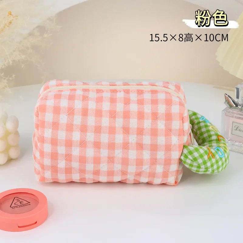 New makeup bag with large capacity travel organizer high beauty cosmetic bag Korean cute portable storage bag travel essentials