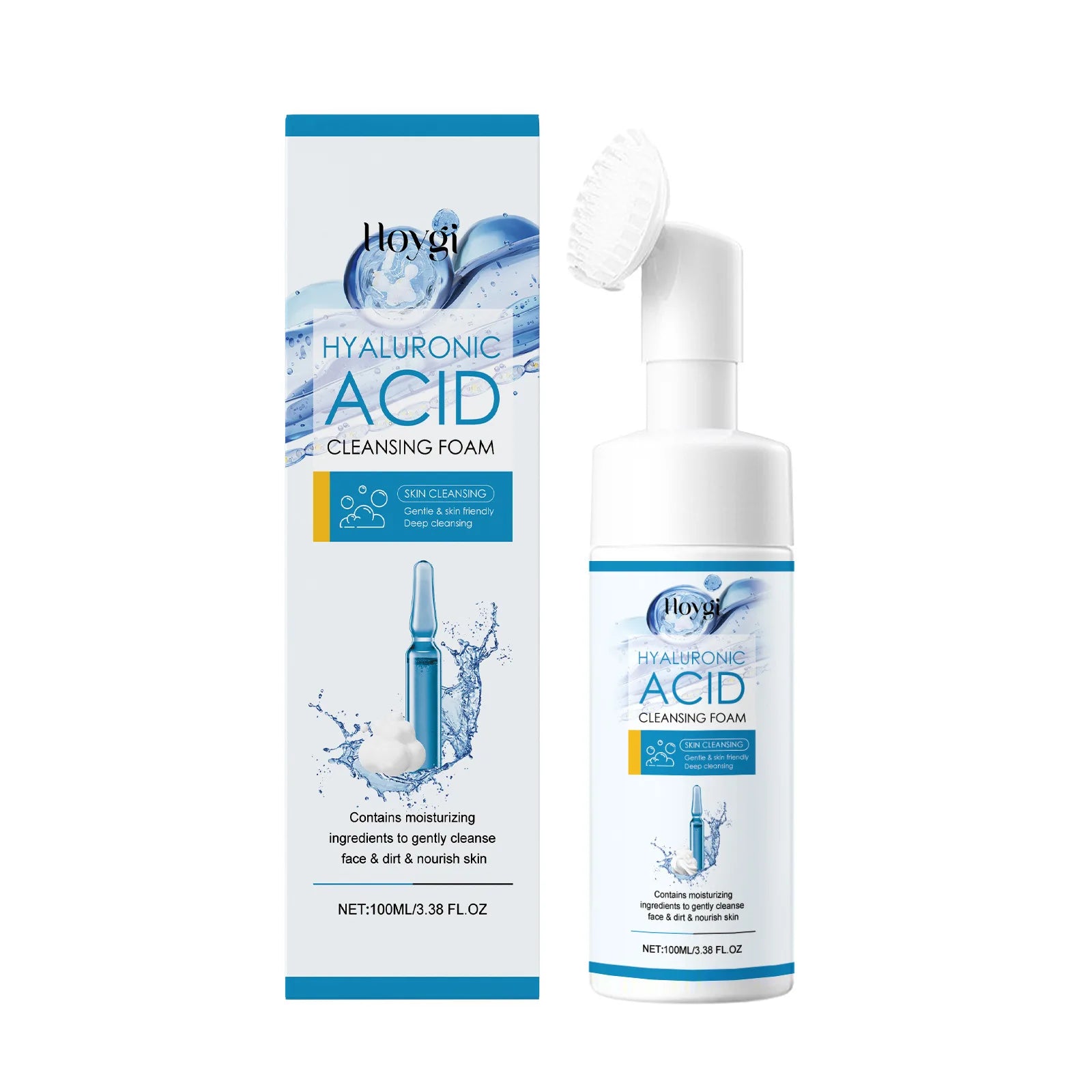 Aloe Vera Cleanser Moisturizing Oil Control Gentle Cleansing Skin Brightening Rejuvenation Unclog Pore Hyaluronic Acid Face Wash