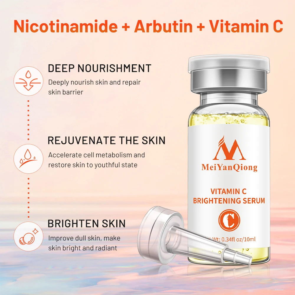 Vitamin C Whitening Facial Serum Anti Aging Moisturzing Serum Face Care VC Remove Dark Spots Serum Anti Wrinkle Skin Care Women
