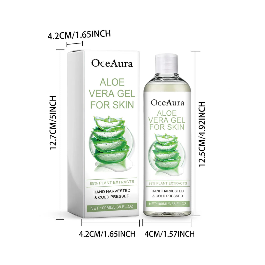 Aloe Vera Gel Pore Shrinking Oil Control Ance Remover Moisturizing Brighten Anti-Aging Facial Essence Beauty Skin Care Products