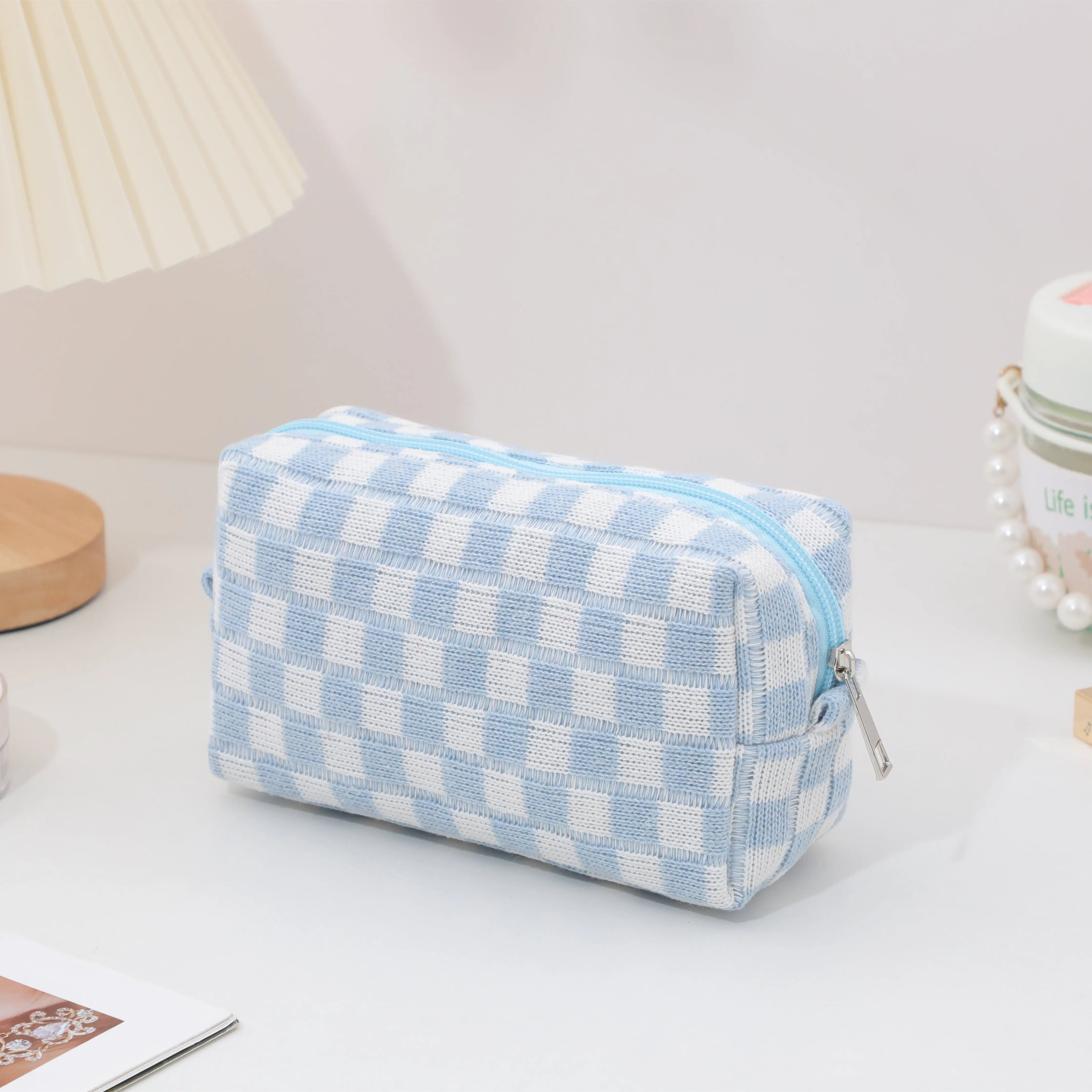Cosmetic Bag Makeup Bag Portable Travel Makeup Case Cute Pencil Pouch Women Toiletry Bag for Girls Traveling