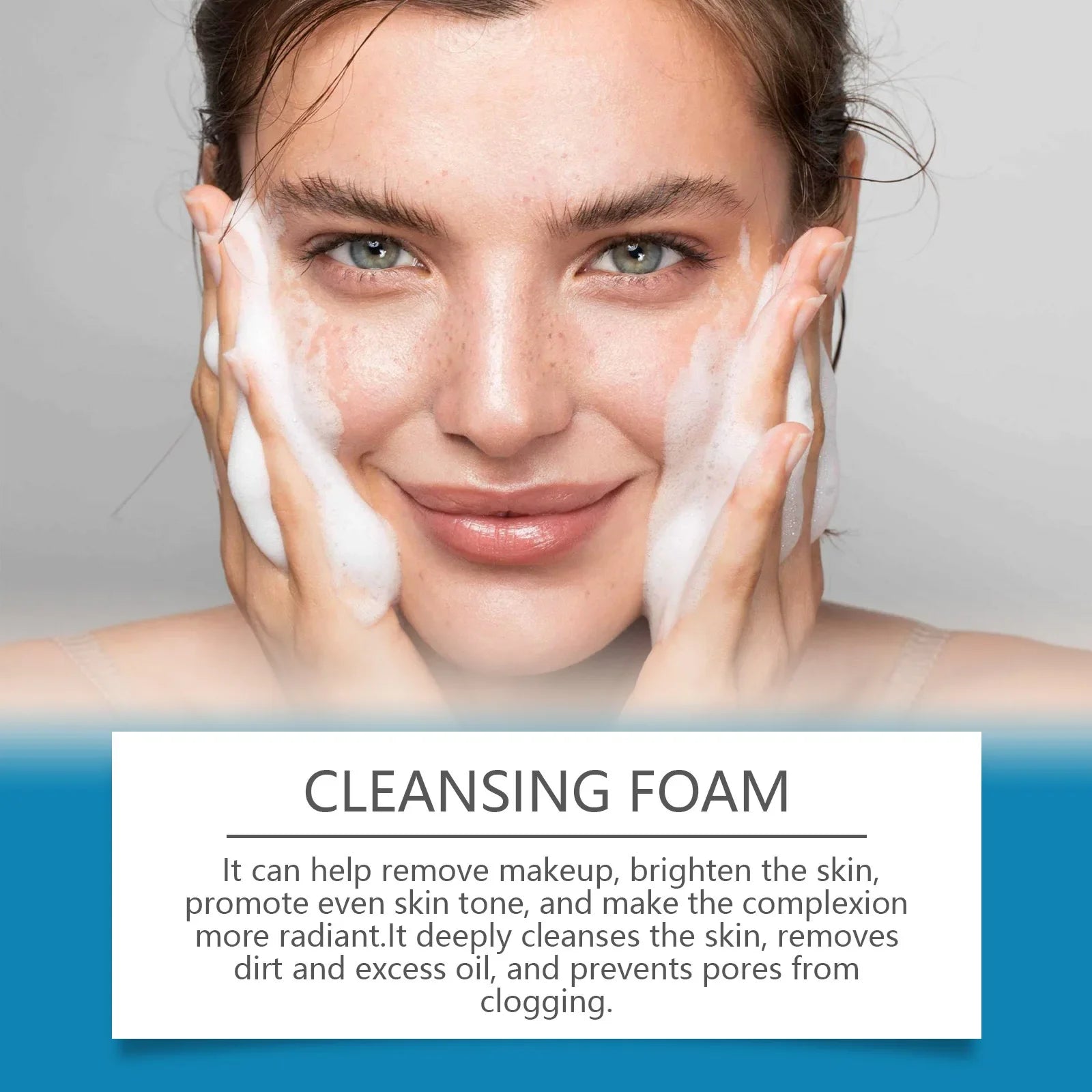 Aloe Vera Cleanser Moisturizing Oil Control Gentle Cleansing Skin Brightening Rejuvenation Unclog Pore Hyaluronic Acid Face Wash