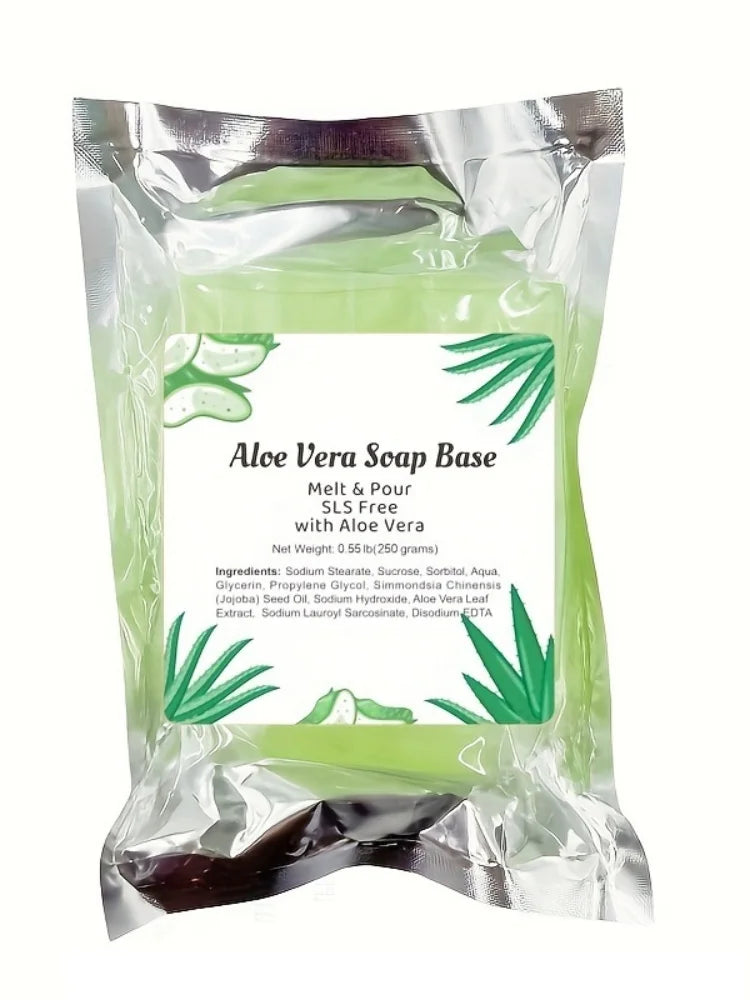 250g Aloe Vera Soap Base, Soap Making Supplies With Soap Making, Melt And Pour Soap, SLS/SLES Free