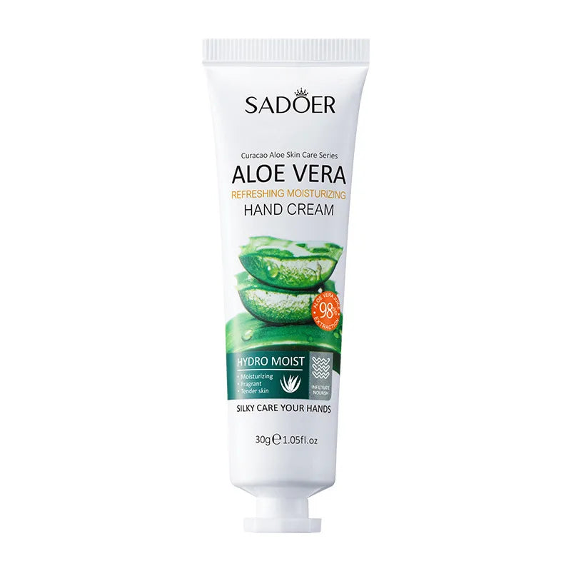 Aloe Vera Hand Cream Lotions Serum Repair Nourishing Hand Skin Care Anti Dryness Chapping Anti Aging Whitening Hand Cream 30g