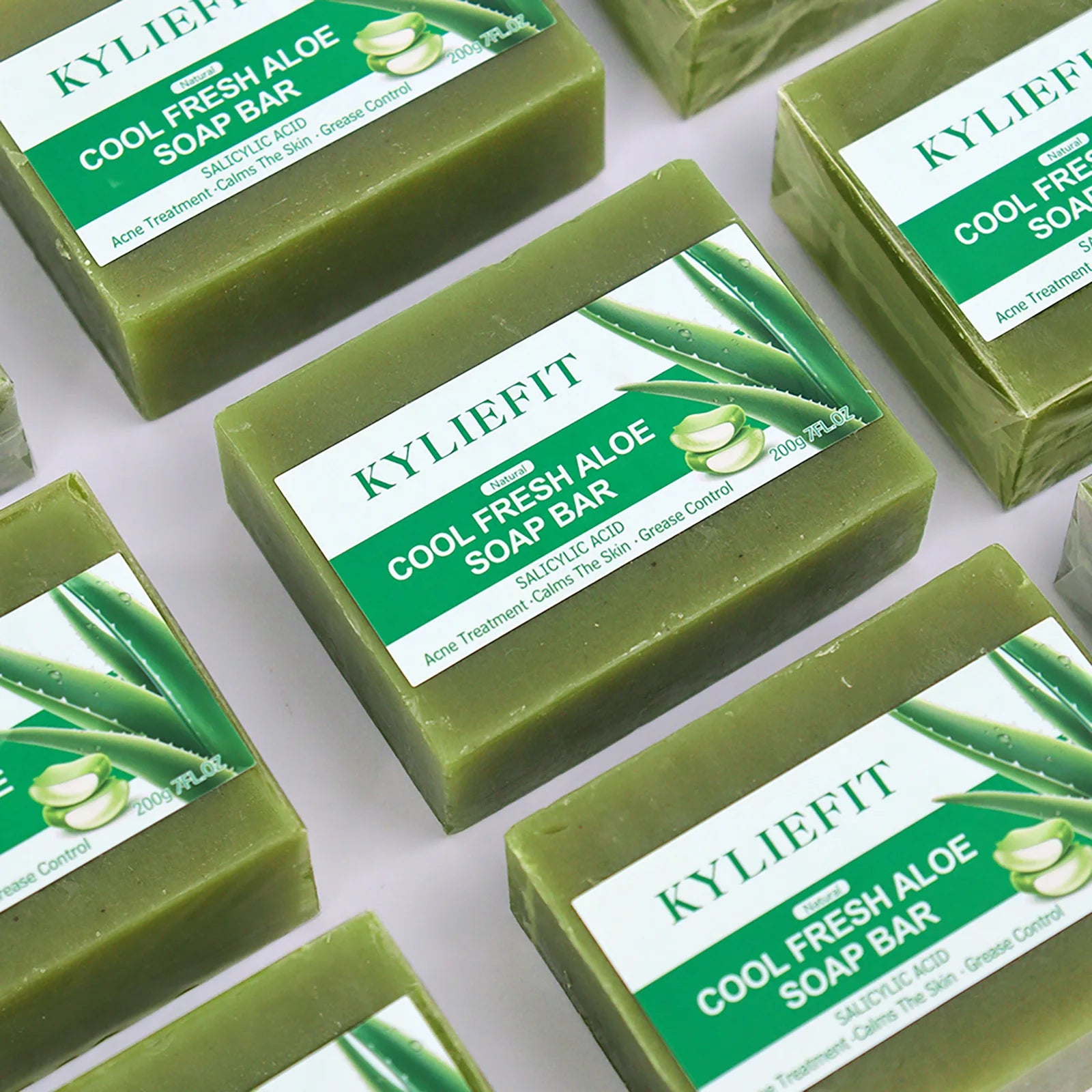 AILKE Aloe Vera Whitening Soap, Remove Acne, Pimples, Skin Radiant, Improve Skin Luster, Vegan Bath Wash for All Skin Types