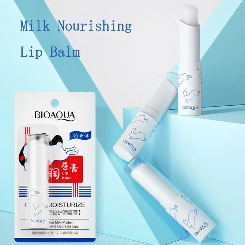 BIOAQUA Aloe Honey  Strawberry Moisturizing Natural Lip Balm Long Lasting Nourish Protect Improves Chapped Dryness Delicate