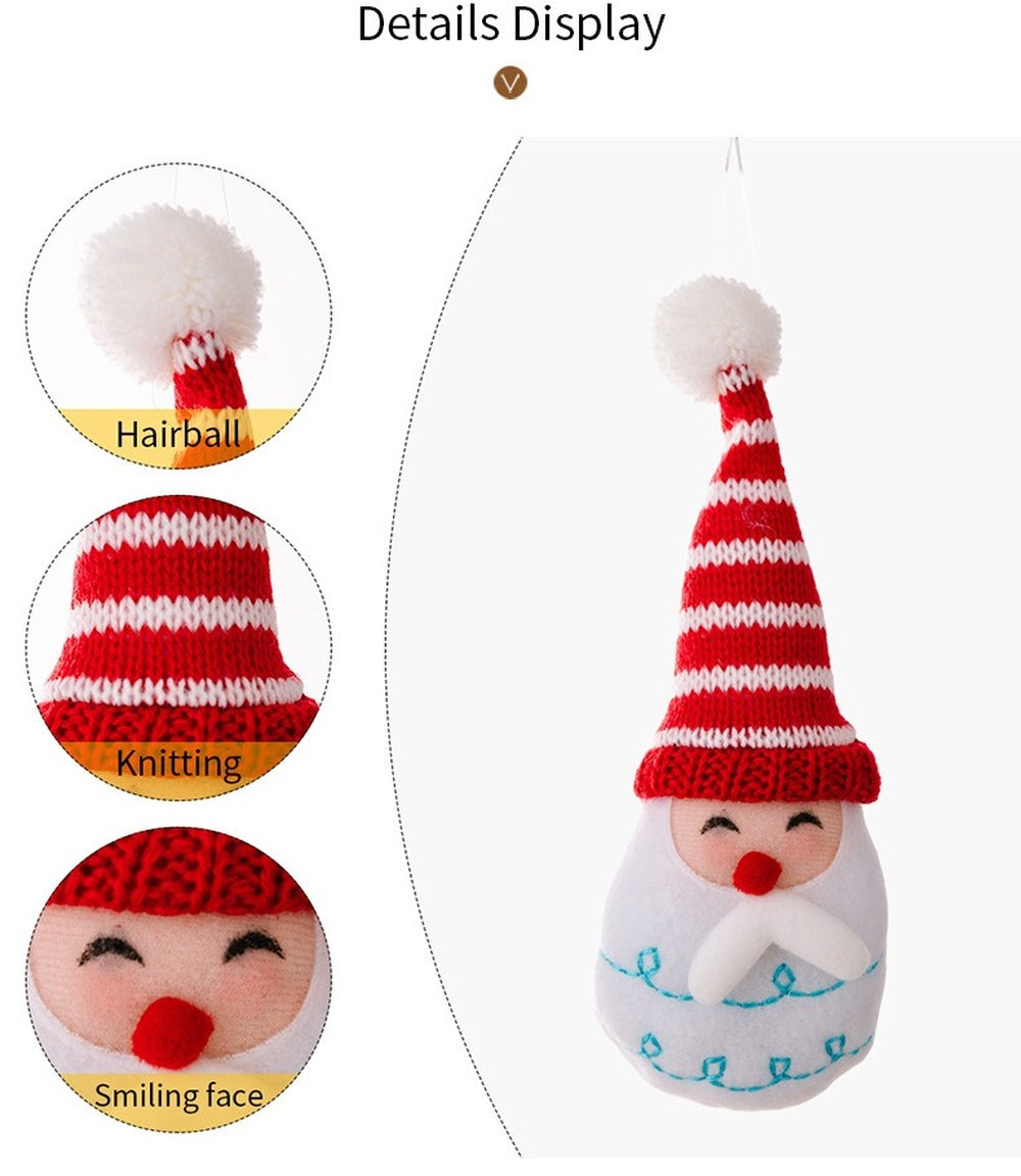 Christmas Ornaments Red Star Christmas Tree Pendant Xmas DIY New Year 2023 Party Gifts Noel Supply Navidad 2022 Home Decor